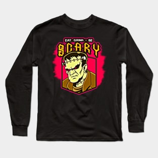 East, Drink + Be Scary (Frankenstein) Long Sleeve T-Shirt